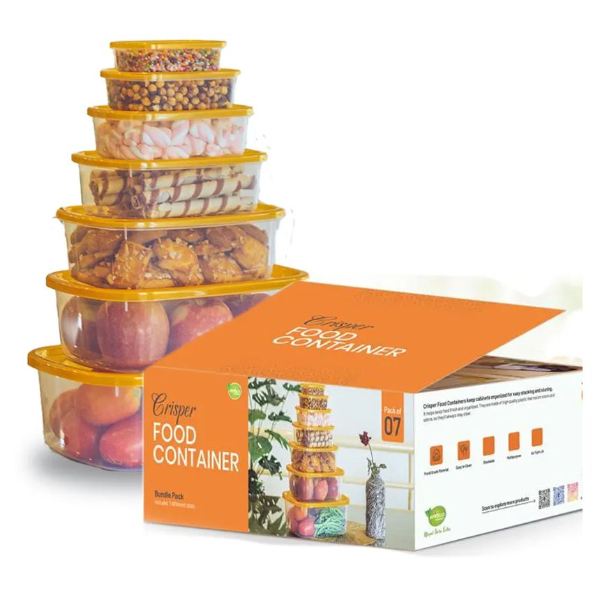 Crisper Food Container Bundle Pack of 7