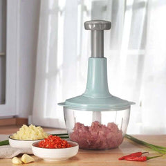 Manual Food Chopper – Hand-Powered Kitchen Tool for Effortless Chopping and Mixing