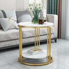 Modern Round Metal Home Decor Table, Bedside Table, Coffee Table