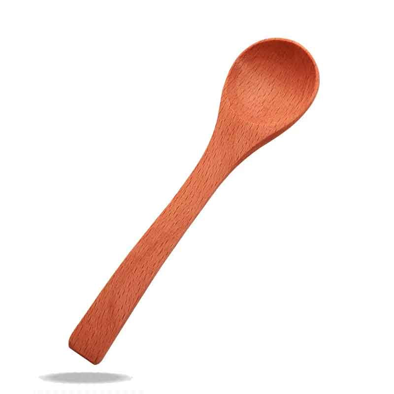 Polished Wooden Masala Jar Spoon - Pack of 6