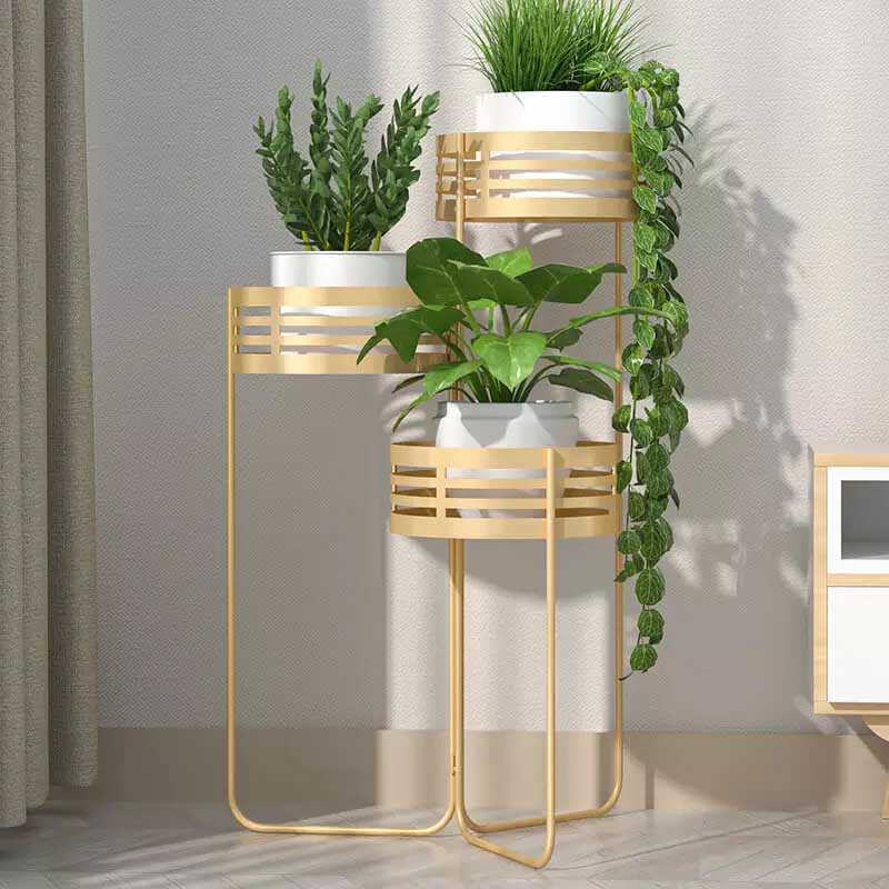 Havenly Foldable 3-Tier Plant Stand, Indoor Decor