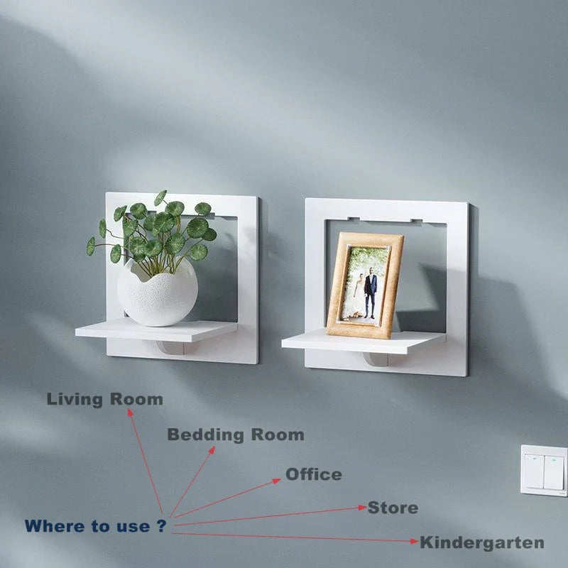 Stylish Wall Mounted Organizer Shelve Decor