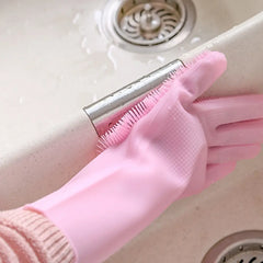 Magic Washing Gloves - Pair Of Silicone Washing Gloves